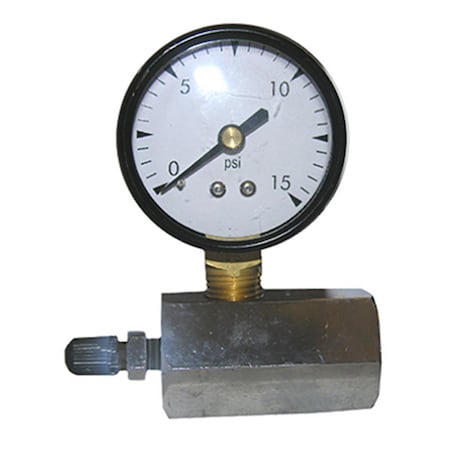 Larsen Supply Co 13-1891 0 To 15 PSI Gas Test Gauge 665347